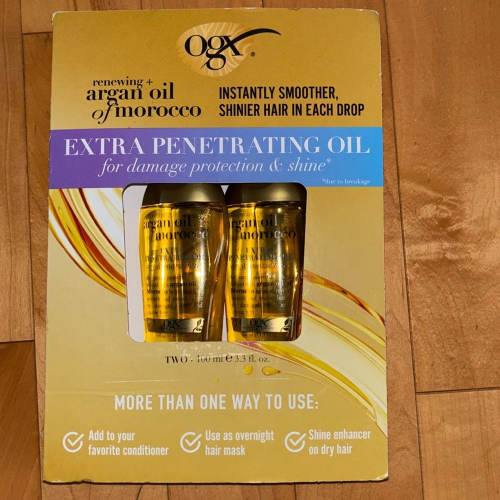 OGX Renewing+Argan of Morocco Extra Penetrating Oil for Damage Protection& Shine